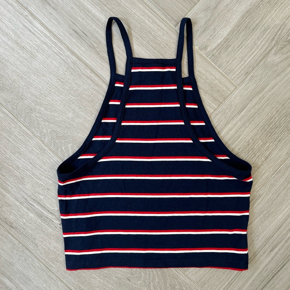 H&M Divided Racerback Cropped Tank Top Small - Picture 2 of 3